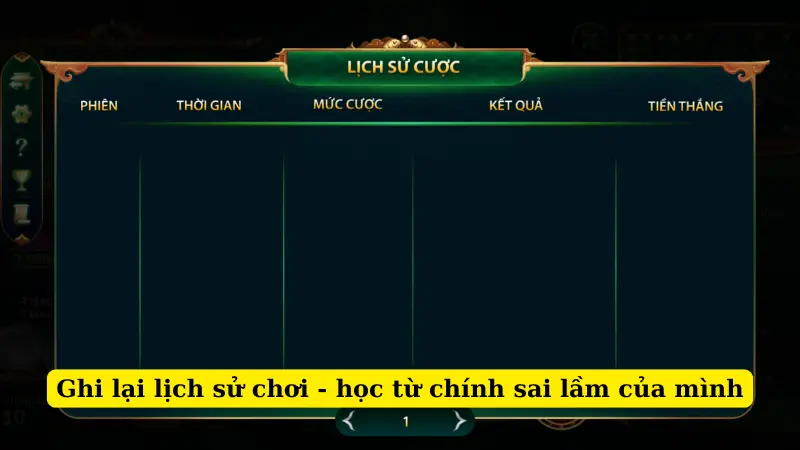 Ghi lại lịch sử chơi - học từ chính sai lầm của mình